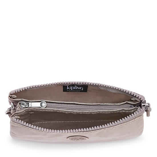 Kipling Creativity Large Fashion Pouch Bags Grey Gris | AU 2078MQ